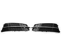 Griglie Anteriori Accessori Ricambio Per Auto Fendinebbia Anteriore Gloss Black Grill Griglia Copertura Per A6 C7 2016-2018(Chrome)