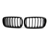 Griglie Anteriori Auto Gloss Black Paraurti Anteriore Singolo Stecca Rene Griglie Per BMW F15 F16 X5 X6 F85 F86 X5 X6 2014-2018 Da Corsa Griglia