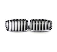 Griglie Anteriori Auto Paraurti Anteriore Griglie Rene Corsa Griglia Per BMW Serie 1 F20 F21 LCI 120i 2015-2018 Chrome Doppia Stecca Griglia(Chrome)