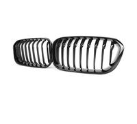 Griglie Anteriori Doppia Linea Per BMW Serie 1 F20 F21 2015 2016 2017 Griglia Anteriore Nera Lucida A Doppio Rene, 1 Paio, Sportiva A Lamelle Per Paraurti Auto