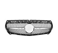 Griglie anteriori e per radiatori auto Griglia Ant Griglia di ingresso paraurti anteriore GT Diamond adatta per Mercedes C117 W117 Benz 2013-2019 Tuning Facelift Cromo Argento AMG(Diamonds-Silver)