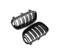 Griglie anteriori e per radiatori auto Griglia Aut Griglia a doppio rene, doppia stecca singola, nera, stile sportivo da corsa, adatta per BMW Serie 1 E81 E82 E87 E88 2008-2013(Kidney Grille 1)