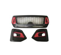 Griglie anteriori e per radiatori auto Griglia Aut Griglie esterne modificate per auto, adatte per HILUX ROCCO PICKUP, griglia anteriore, mascherina, paraurti, copertura 2018(Grill fog lamp cover)