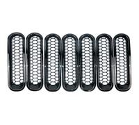 Griglie Anteriori Griglia Anteriore, Inserto, Copertura 2007-2018 Per Jeep Per Wrangler JK Inserti Telaio Fari Griglia Auto(Type A)