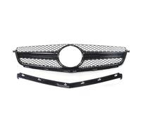 Griglie Anteriori Griglia Anteriore Per Auto Con Cornice Di Copertura, Paraurti Superiore, Cofano In Rete Per Benz W204 C63 Per AMG 2012, 2013 E 2014 Grill Anteriore