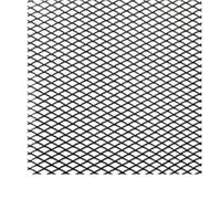 Griglie Anteriori Griglia In Lega Di Alluminio Verniciata Nera, Inserto Per Griglia Automobilistica, Paraurti, Foro Rombico, Foglio Di Rete Per Griglia Auto Nera Grill Anteriore(6 * 12mm Hole)
