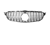 Griglie Anteriori Griglia Paraurti Anteriore Per Benz Per Classe C W205 2015-2018 C180 C200 C250 C300, Griglie Racing Cromate Nere Con Diamanti Griglia Auto(J)