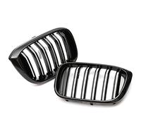 Griglie Anteriori Paraurti Anteriore Rene Griglia Doppia Stecca Gloss Nero Griglie Per BMW X3 X4 G01 G02 G08 2018-2021