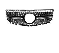 Griglie Anteriori Per Benz Per GLK X204 2008-2012 2013-2015 GLK280 GLK300 GLK350 Griglia Radiatore Anteriore Griglia Paraurti Griglia Centrale Maglia Ingresso Grill Anteriore(08-12 Black)