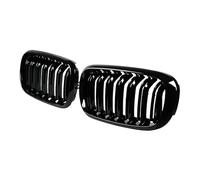 Griglie Anteriori Per BMW F15 F16 Per X5 Per X6 F85 F86 2014 2015 2016 2017 2018 Paraurti Anteriore Griglia Racing A Doppio Rene Nero Lucido Per Auto Griglia Auto