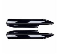 Griglie Anteriori Per BMW Serie 3 E90 E91 Per Tech 4 Porte 320i 330i 2005-2008 Paraurti Anteriore Splitter Labbro 1 Coppia Spoiler Paraurti Anteriore Auto Grill Anteriore(Glossy Black)