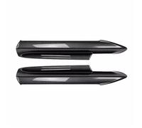 Griglie Anteriori Per BMW Serie 3 E90 E91 Per Tech 4 Porte 320i 330i 2005-2008 Paraurti Anteriore Splitter Labbro 1 Coppia Spoiler Paraurti Anteriore Auto Grill Anteriore(Aspetto in fibra di carbonio)