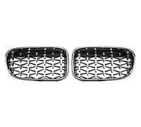 Griglie Anteriori Per BMW X3 F25 2011-2013 Griglia Diamantata Griglie Radiatore Sportive Car Front Hood Rene Grill Griglie Car Styling(Argento)