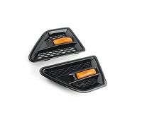 Griglie Anteriori Per Land Per Rover Per Freelander 2 LR2 2006-2016 Side Air Flow Vent Outlet Grille Cover Trim W/Lampada Car Front Hood Aspirazione Mesh