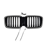 Griglie Anteriori Radiatori Compatibile Con BMW Per X3 G01 2024 2022 2023 Per Linea Singola Gloss Black Car Radiatore Anteriore Paraurti Centrale Griglia