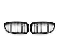 Griglie anteriori radiatori Griglia Per A Doppia Stecca Con Rene Anteriore Nero Lucido Per BMW Serie 5 F10 F11 F18 2010-2017 Griglie Radiatore Sportive A Linea Griglia Anteriore
