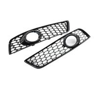 Griglie anteriori radiatori Per A3 8P 2009-2013 8P0807682D 8P0807681D 8P0807682DE 8P0807681E 1 Paio Di Griglie Di Copertura Per Fendinebbia A Nido D'ape Griglie anteriori(Nero lucido)