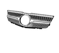 Griglie Anteriori Rene Griglia Ingresso Cofano Anteriore Griglia Paraurti Racing Per Benz GLK X204 2008-2012 2013-2015 Restyling Maglie Centrali Griglia Paraurti Anteriore(2013-2015 Silver Style B)