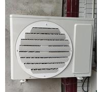 Griglie deflettori del condizionatore d'Aria,Schermo Rotondo per Recinzione di Protezione per Presa d'Aria in Acciaio Inossidabile,Griglie di Protezione del condensatore del compressore CA