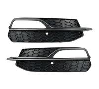 Griglie del radiatore anteriore 2X Auto Paraurti Anteriore Fendinebbia Griglia Griglia A Nido D'ape Maglia Copertura Della Lampada Della Nebbia A3 S3 SLine 2013-2016(Original-Chrome)