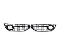 Griglie del radiatore anteriore Auto Fendinebbia Anteriore Griglia Griglia di Copertura Della Lampada Della Nebbia Trim A4 B8 B8.5 per allroad per Quattro per Wagon 2009-2015(Bright Black)