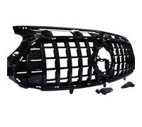 Griglie Del Radiatore Anteriore per Auto Griglia Del Paraurti Griglia Del Cofano per Mercedes GLA Class H247 2020-2024 GLA180/200/220,rivestimento Della Griglia Della Griglia,Black-Black