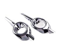 Griglie del radiatore anteriore Per CRV 2012 2013 2014 1 Coppia per Chrome ABS Anteriore Sinistra Destra Paraurti Fendinebbia Griglia Copertura Della Lampada Della Nebbia Modanatura
