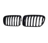 Griglie Di Anteriore Per BMW Per X3 F25 2010 2011 2012 2013 2 Pezzi Griglia Anteriore A Doppio Rene Griglia 1 Listello Nero Lucido Griglie Anteriori Per Cofano Stile Auto Anteriore Rene