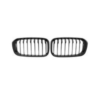 Griglie Di Anteriore Per BMW Serie 1 F20 F21 2015-2019 Nero Opaco Lucido Griglia Anteriore Auto Griglia Centrale Restyling Sostituzione 3D 4D Griglie Doppio Rene Frontali(Single Matte Black)
