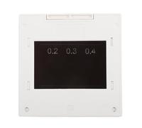 Griglie di diffrazione di interferenza circolare complete di progettazione intricata 50x50mm per analisi sperimentale (fori rotondi)