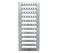 Griglie di drenaggio scanalate - Coperture per Griglie di Scarico Interne/Esterne in Acciaio Inox, Adatte per la Sostituzione di Griglie in Acciaio Inox. Griglie di drenaggio scanalate - Gri