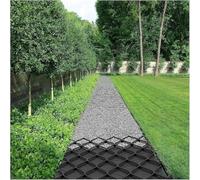 Griglie di ghiaia per passerelle, griglie permeabili per pavimentazione da 0,9 m/1,8 m/3 m/4 m/4,9 m/6,1 m, carico 816,5 kg per metro quadrato, griglia geo a terra, per collina, cortile, giardino