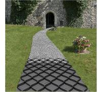 Griglie di stabilizzazione per vialetti commerciali, spessore 5,1 cm, per giardino, capanno, base, sentieri, patio, soluzione esterna 3 x 5 m