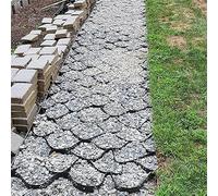Griglie di stabilizzazione per vialetti in ghiaia, 5,1 cm, resistenti, per terrazze, capannoni, pendii, sentieri e aree di parcheggio (2 x 5 m) - 1 confezione