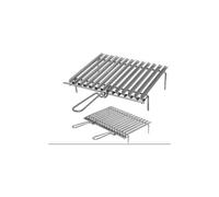 GRIGLIA GRATICOLA EL GAUCHO BIO IN ACCIAIO INOX SAGOMATA 50X35 CM