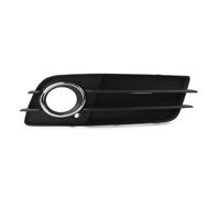 Griglie fendinebbia, per Audi A4 B8 S4 2008 2009 2010 2011 2012, Nere, per paraurti Anteriore, con griglia a Rete e Anello Cromato (Coppia) (1 Pezzo Destro)