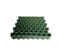 Griglie for vialetti in plastica, basi for lastre di pavimentazione in plastica, for parcheggi, giardini, pendenze, vialetti, 4 griglie = 1 m² (verde)(7cm-4 pieces)