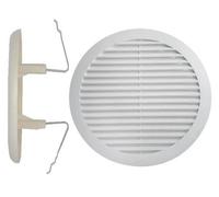 GRIGLIE GRIGLIA DI AREAZIONE TONDE ABS CON MOLLE Ø 80/125 MM PEZZI 10