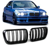 GRIGLIE GRIGLIA DOPPIA ALETTA CALANDRA NERA BMW E36 91-96 MOTORSPORT MSPORT M3