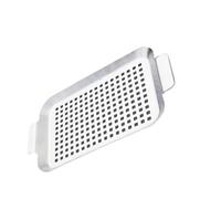 Griglie In Acciaio Inossidabile Padelle Per Barbecue Esterno Con Design Perforato E Manette Adatte Per Pesce E Le Verdure Anche La Padella Distribuzione Del Calore