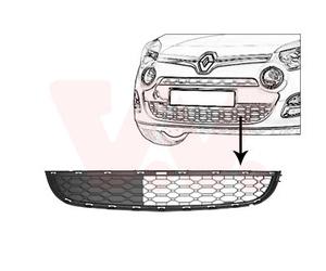 Griglie Paraurti Frontale Adatto A per Renault Twingo II CN0_1.2 16V