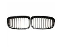 Griglie Paraurti Nere Lucide Per BMW Serie 1 F20 F21 2012-2014 Griglia A Doppio Rene M-Color Nera E Lucida, Griglie Per Paraurti Anteriore Griglia paraurti anteriore(Single-Glossy Black)
