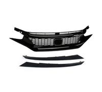 Griglie Paraurti Nere Lucide Per Civic 10a Generazione 16-21 Griglie A Maglie Del Cofano Paraurti Superiore Griglia Anteriore Griglia paraurti anteriore(Type 4)