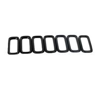 Griglie Paraurti Per Jeep Per Renegade 2015 2016 2017 7 Pezzi Griglia Anteriore Inserti Racing Telaio Rivestimento ABS Nero