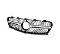 Griglie per auto Griglia anteriore sportiva in ABS argentata per cofano motore per GLA X156 2017-2019(Silver)