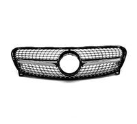 Griglie per auto Griglia sportiva anteriore in ABS per GLA X156 2014-2016, facile da installare, impermeabile, nera(Black)