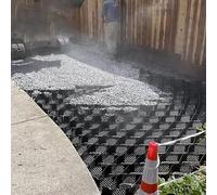 Griglie per esterni da 1,5 m, 3 m, 4,6 m, 6,1 m, 7,6 m, 9,1 m, con fori per il drenaggio dell'acqua, perfette per cortili, prati e vialetti