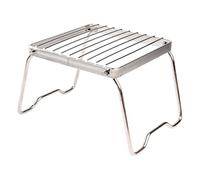 Griglie per falò,Griglie pieghevoli per falò - Griglia per griglia in acciaio inossidabile,Griglia di design pieghevole in acciaio inossidabile per cucinare facilmente su un falò, griglia b