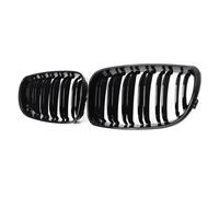 Griglie per griglia del paraurti Anteriore dell'automobile per BMW E81 E87 E82 07-11 Griglie renali Grill,Gloss Black