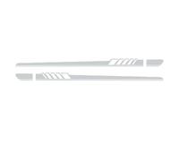 Griglie per i finestrini laterali posteriori 2 adesivi in vinile per minigonne laterali per portiere auto, adatti per Benz SLK Classe R170 R171 R172 SLK55 AMG SLK200 250(Gory)